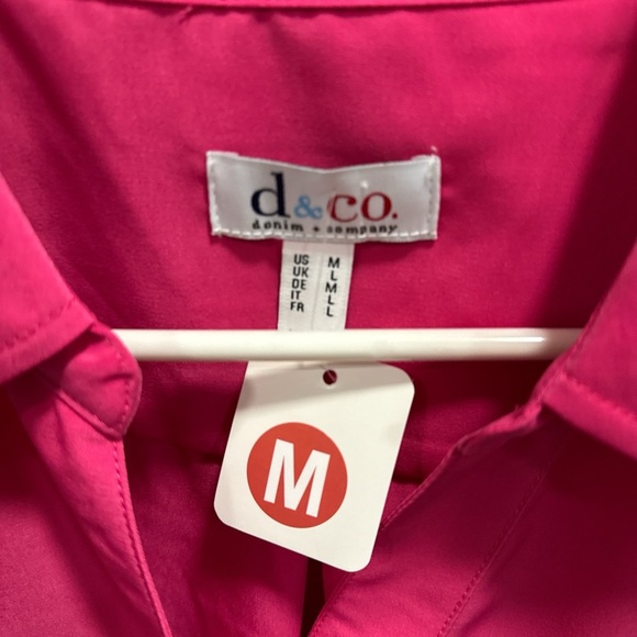 D&Co Vibrant‎ Pink Shirt - Picture 3 of 4